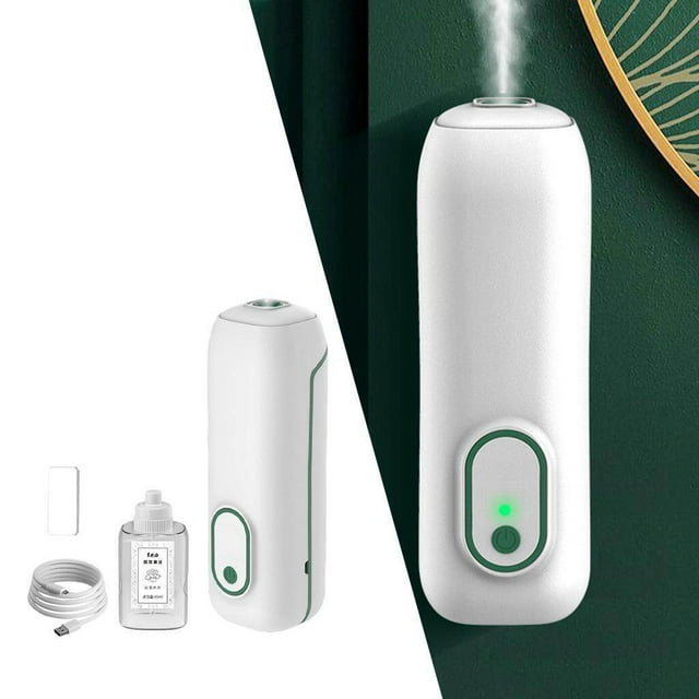Langgg Diffuseur d'Huiles Essentielles pour la Maison Grande Capacité Nébuliseur Haut Débit de Brume Vert A