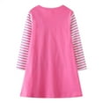 thumbnail image 2 of Popshion Girls Dresses Toddler Long Sleeve Dress Cotton Clothes, Size 2T-7Y, 2 of 7