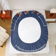 thumbnail image 5 of Castle Fairy Eat Sleep Football Twin Sheet Sets for Kids Teens,Ball Gamer Bedding, 5 of 7