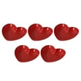 thumbnail image 4 of Eease 5pcs Heart Tray Snack Plate Reusable Fruits Storage Plate Fruit Serving Plate Household Dessert Plate, 4 of 6