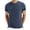 Dark Blue, variant on AherBiu Plus Size Mens T Shirts Cotton Short Sleeve Shirts V Neck Lightweight Casual Summer Soft Tee Shirts