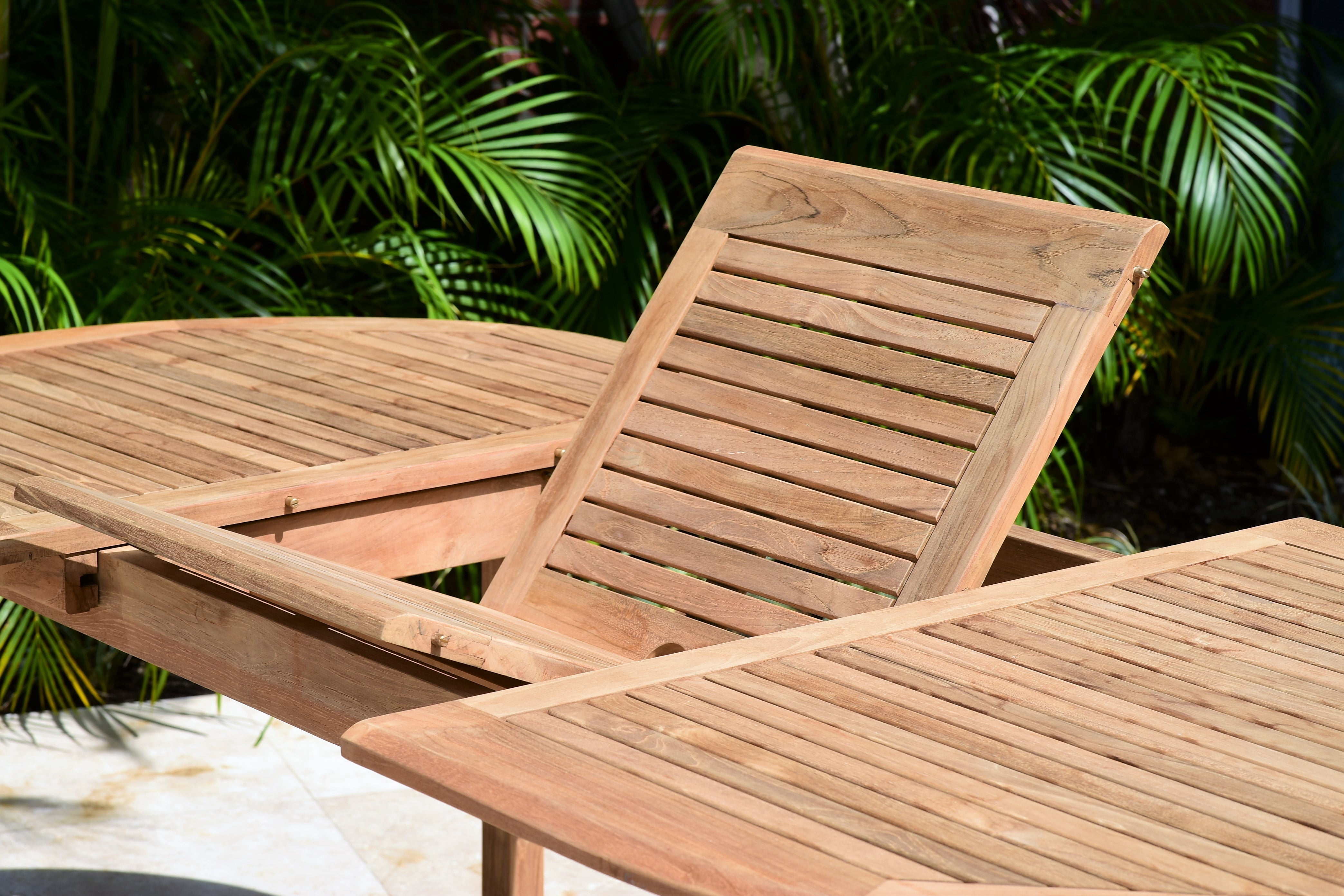 Siloam 9 Pieces Certified Teak Oval Outdoor Dining Set