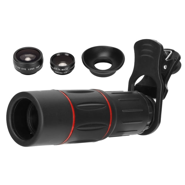 Kit de lentes para cámara de teléfono celular kit de lentes para cámara de teléfono 4 en 1 revestimiento de múltiples capas captura de imágenes claras para tableta PC ANGGREK Otros