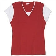No Boundaries - Juniors' Plus Vest 2-Fer Top