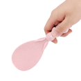 thumbnail image 3 of Hukapapa Paja de Trigo Antiadherente Soporte de Cuchara de Paleta de Arroz de Grado Alimenticio Forma de Conejo (Rosa), 3 of 8