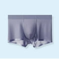 thumbnail image 5 of Bixock Boxers for Men,Men's Underwear Ice Silk Seamless Solid Color Breathable Soft Summer Thin Briefs, 5 of 6