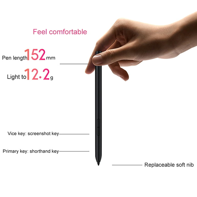  Stylus S Pen Compatible for Xiaomi Mi Pad 5,Mi Pad 5 Pro Pencil  Stylus S Pen with Replacement Nib Black : Cell Phones & Accessories