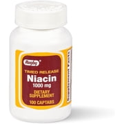 Rugby Niacin Timed Release 1000mg Tablets - 3 Pack (3)