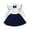 Blue-A, variant on Penkiiy Toddler Baby Girls Outfit Knitted Buttons Sweater Tops Mini Skirt Bowknot Ruffle Long Sleeve Autumn Winter Clothes Set 1-2 Years Blue
