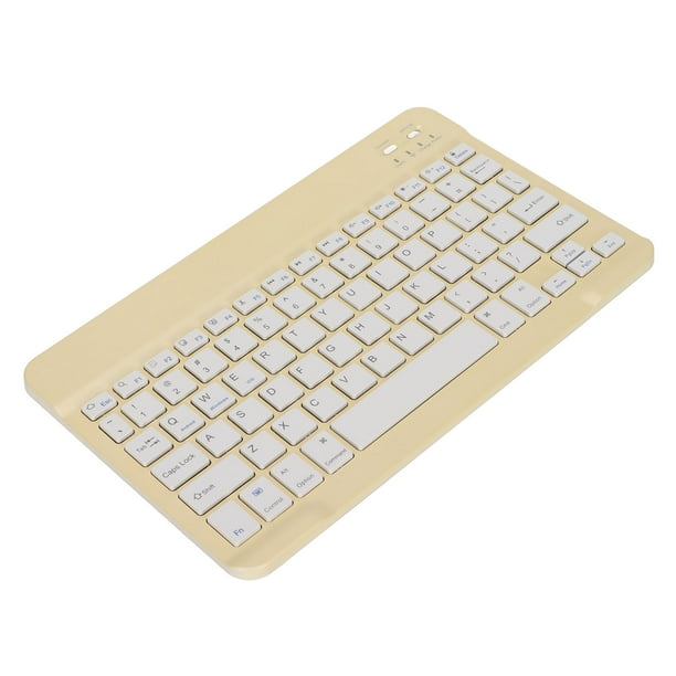 Teclado de PC, teclado inalámbrico, pantalla de bloqueo, teclado táctil, teclado recargable, compacto y ligero