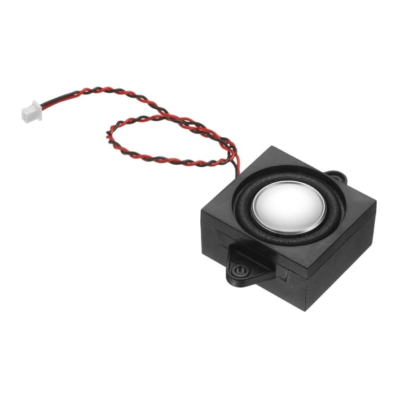 Uxcell 3W 4Ω Mini Speaker, 1PCS Full-Range Portable Micro Loudspeaker, Black Silver