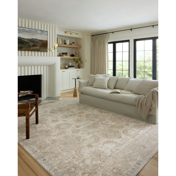 Loloi II Odette Ivory / Beige 2'-7" x 8'-0" Runner Rug