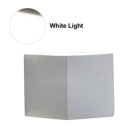 

Mpeace LED Wall Light Simple Waterproof White Light/Warm Light Aluminum Multifunctional 7W Decoration Lamp for Indoor Outdoor