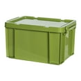 thumbnail image 4 of Durable Heavy Duty Storage Bins, Industrial Shopping Bin, Stackable Storage Bins Green, 4 of 8