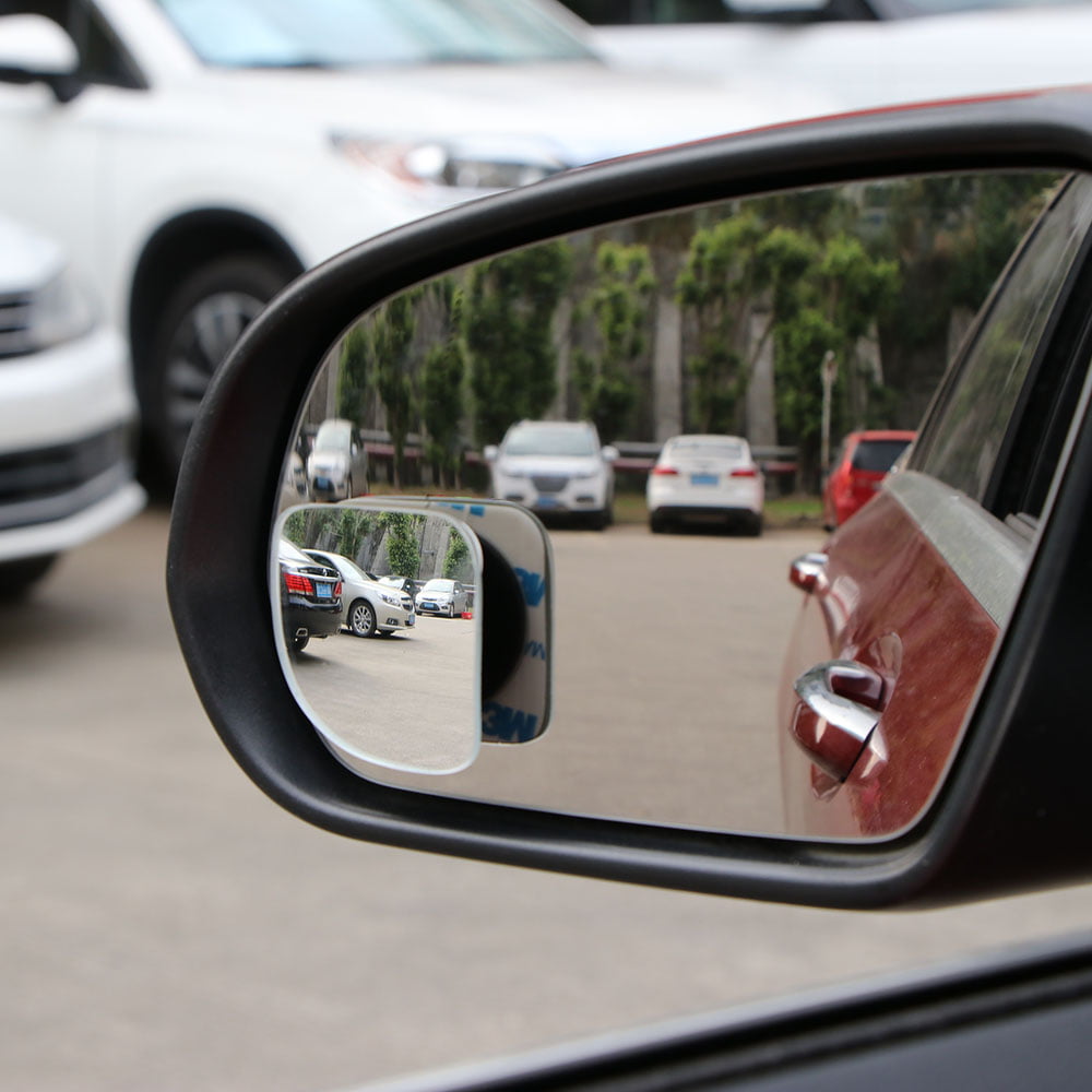 Clear Car Rear View 360 Rotating Safety Wide Angle Blind Spot Mirror Parking B 