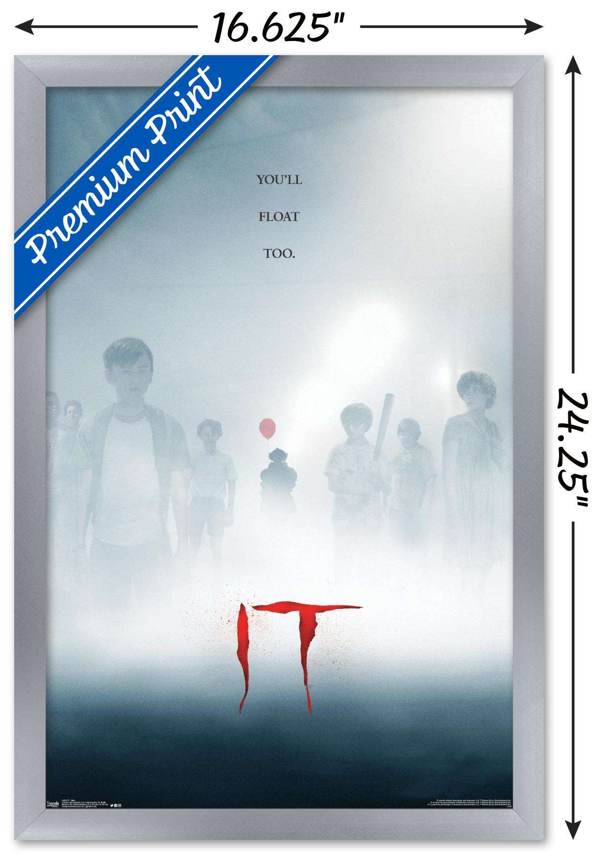 IT - Mist Wall Poster, 14.725" x 22.375", Framed