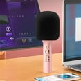 thumbnail image 5 of New Wireless Bluetooth Condenser Microphone,Live Streaming Singing,Audio Integrated,Smartphone Compatible,Karaoke,Surround Sound,Multiple Tone Adjustments,High-definition Speaker,Noise Reduction, 5 of 6