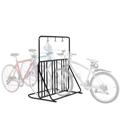 Freestanding Dual Bike Rack Bicycle Storage Stand High Grade Industrial Steel 