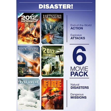 6-Movie Pack: Disaster - 2012: Supernova / Earthquake / The Apocalypse / 2012: Doomsday / Avalanche / Fire (Widescreen)