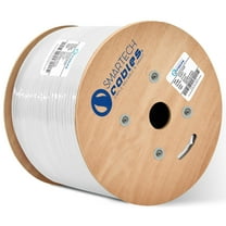 Smartech 1000ft Cat6A Riser Cable, 23 AWG, 750MHz, PoE  , UTP, 10GB