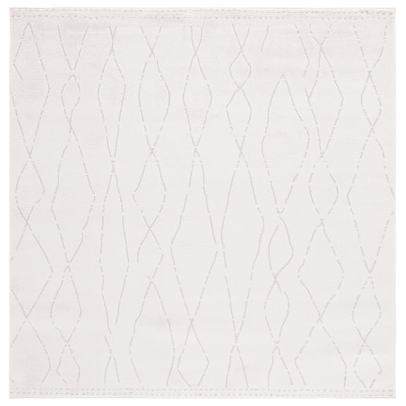 SAFAVIEH Melody Cory Modern Area Rug, Ivory/Beige, 6'7" x 6'7" Square