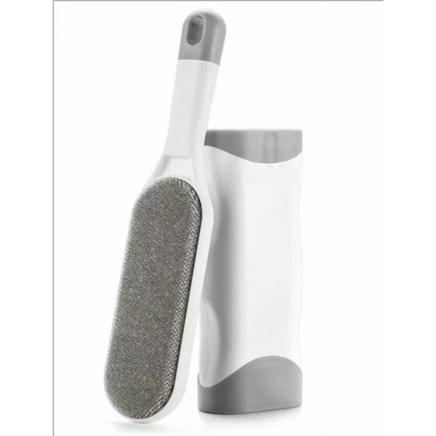 Cepillo quitapelos para mascotas para gatos y perros - Cepillo de limpieza mágico reutilizable para quitar el pelo - Cepillo mágico para limpieza del pelo de mascotas para perros y gatos (ropa/sofá/coche/cama), gris JM