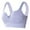 Sky Blue, variant on Bras For Women Casual Breathable Button Down Top Bra Underwear No Underwire Gathering Bra Comfortable