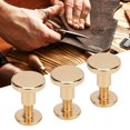 thumbnail image 3 of LHCER 50 Set 8mm Pure Copper Flat Head Rivets Leather Strap Screws Kit for Notebook Binding,Rivet,Metal Rivet, 3 of 7