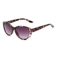 thumbnail image 2 of Women’s Cat-Eye Reading Sunglasses with Full Magnification & UV Protection - Stylish Outdoor Readers - Pink Havana - 2.00, 2 of 6