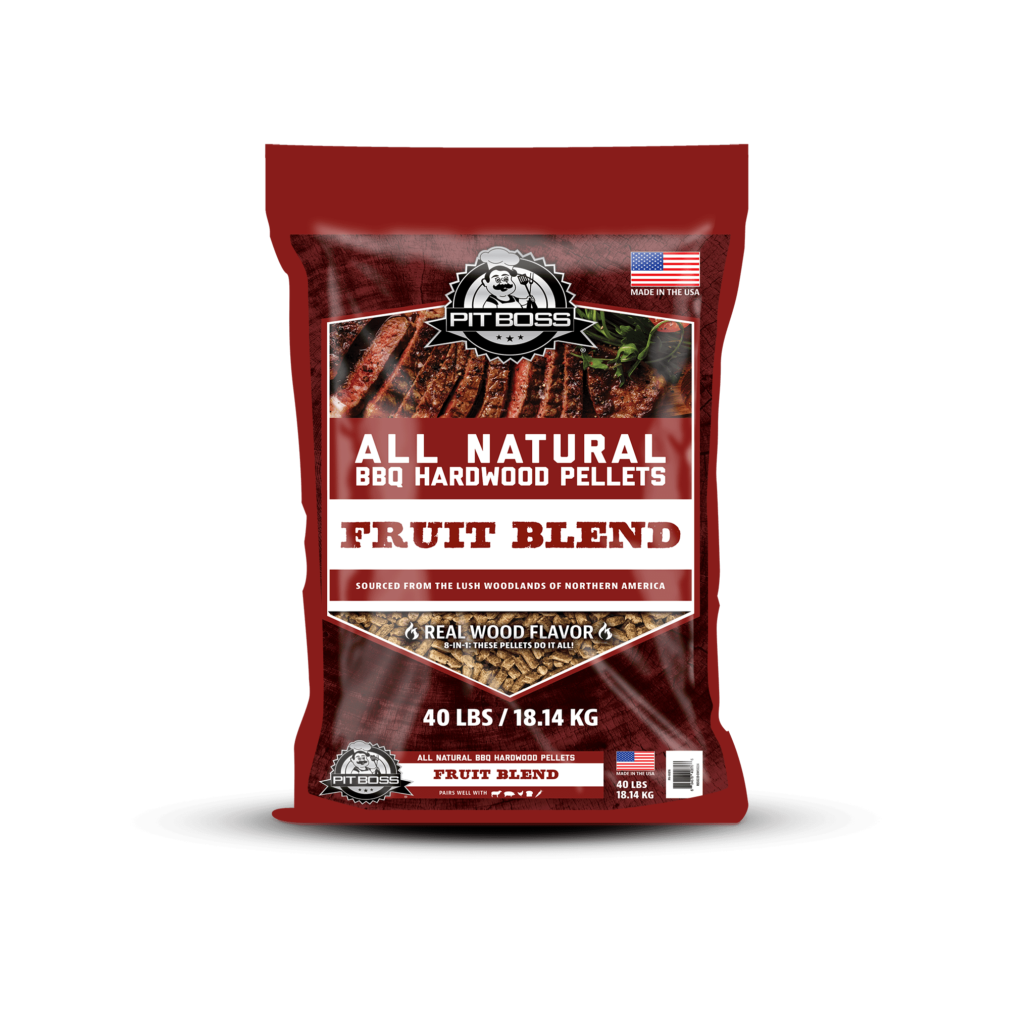Pit Boss Fruit Blend Pellets, 40lb