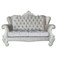 thumbnail image 3 of ACME Versailles Loveseat in Ivory Velvet & Bone White, 3 of 5