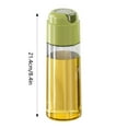 thumbnail image 3 of EcoVerve Automatic Opening Glass Oil Dispenser Leak Proof Kitchen Bottle For Cooking Oil & Soy Drip Design, 3 of 5