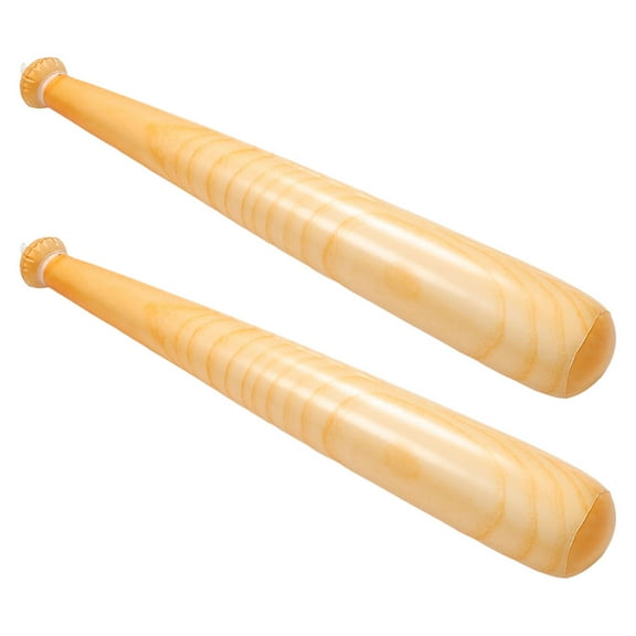 MEIBUTYUP Inflatable Baseball Bat Cheering Props in Khaki PVC, Realistic Design for Kids Group Games and Outdoor Fun