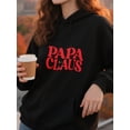 thumbnail image 4 of Happy Holiday Christmas Hoodie for Men Women, Holiday Pullover Hooded Sweatshirt, Cozy Cotton Poly Blend, Funny Winter Xmas Gift Outfit, 4 of 5