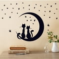 Cats Street Lamp Lights Stickers Wall Decal Removable Art Decor