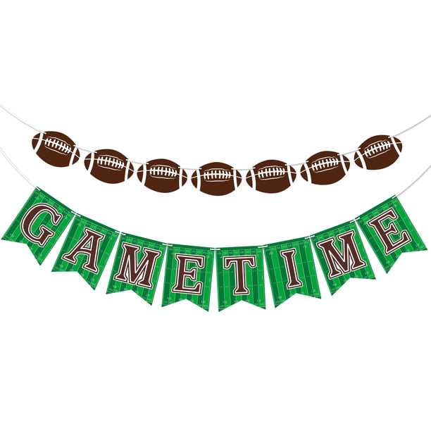 Banner de fútbol para decoración de fiestas de fútbol | OHOME