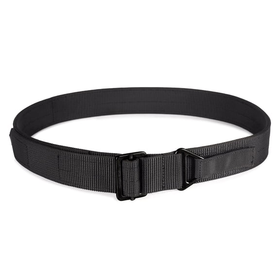 Wolf Tactical Heavy Duty Nylon Belt 1.75 Inch Adjustable Everyday Belt, Black, Large