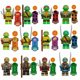 thumbnail image 1 of Blocko 12PCS City Heroes & Variant Warrior Minifigure – Anime Action Figures Set | Imaginative Building Toy for Gift Giving, 1 of 10