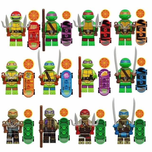 Blocko 12PCS City Heroes & Variant Warrior Minifigure – Anime Action Figures Set | Imaginative Building Toy for Gift Giving