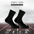 thumbnail image 4 of Calcetines De Ciclismo Calcetines deportivos para ciclismo, cómodos, para hombres y mujeres, calcetines transpirables para correr (negro), 4 of 4