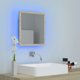 thumbnail image 4 of Espejo de baño LED de roble Sonoma de 40 x 8,5 x 37 cm Acrílico, 4 of 5
