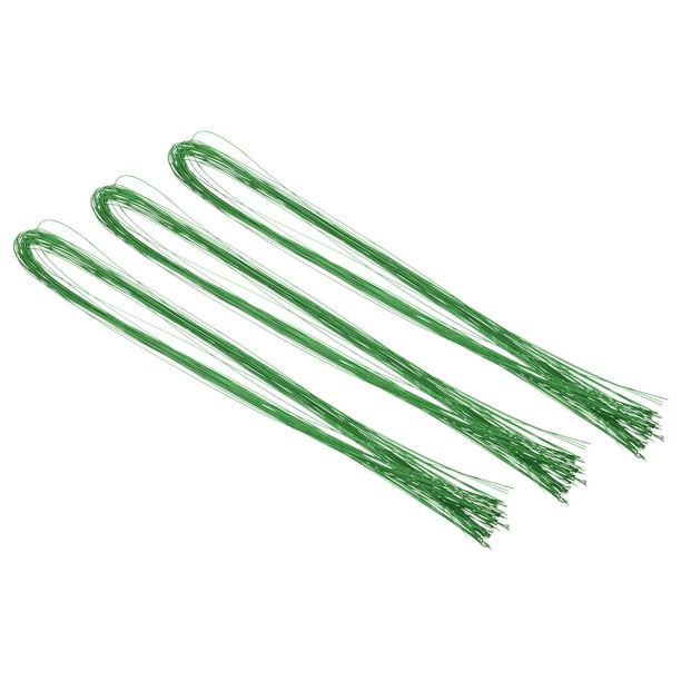 Decora 24 Gauge Green Floral Wire Green Paper-Wrapped Floral Stem Wires for  Crafts 16 inch,50/Package