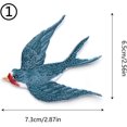 thumbnail image 2 of CHAO 4 Piezas Apliques Cosidos Parches De Tela Bordados De Pájaro Parche Termoadhesivo De Animales Parches Termoadhesivos Bordados De Animales De Pájaro Para Ropa Diy Jeans Camisetas Ja, 2 of 5