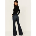 thumbnail image 3 of Shyanne Women's Dark Wash High Rise Eden Stretch Flare Jeans - SWHO22J43-DKW 33W x 34L, 3 of 4
