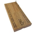 thumbnail image 3 of WE Games 7 inch Travel Cribbage Set - Solid Hardwood Board - Cards and Bag, 3 of 6