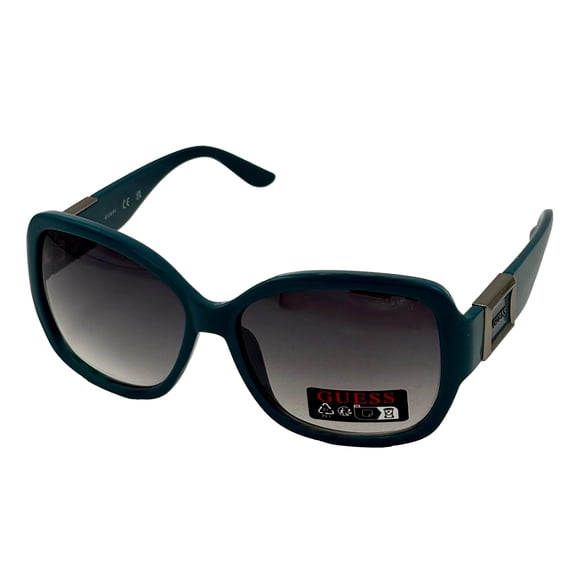 Guess Sunglass Unisex BlueOversized Rectangle Plastic GO00043. 87B