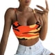thumbnail image 1 of Chaleco ajustado con tirantes en la parte superior del tubo y estampado de garras mágicas a la moda de verano para mujer Pompotops lopia989981, 1 of 8