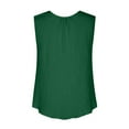 thumbnail image 6 of USSUMA Womens Summer Tops and Blouses Trendy Sleeveless Blouses for Women Summer Tops Linen Cotton Crewneck Sleeveless Summer Shirts Loose Casual Tank Tops Blouse Female, 6 of 8