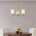 thumbnail image 3 of Westinghouse Lighting  Sylvestre Three Light Indoor Chandelier 3-Light, 3 of 5