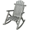 thumbnail image 4 of Patio Furniture Wooden Porch Rocker Chair,Durable Wooden Porch Rocker Chair,Fir log Rocking Chair,Patio Rockers for Outside,Garde.Light Gray Color,Patio Chairs, 4 of 15